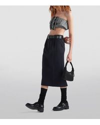 Prada - Ladies Black 2000 Re-edition Re-nylon Shoulder Bag - Lyst