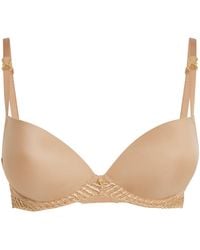 Aubade - Sheer Emotion Moulded Plunge Bra - Lyst