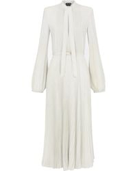 Tom Ford - Silk Plissé Sunray Maxi Shirt Dress - Lyst