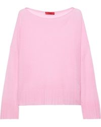 MAX&Co. - Wool-Blend Boat-Neck Sweater - Lyst