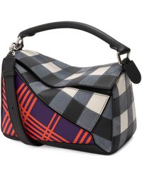 Loewe - X Cosima Von Bonin Small Leather Puzzle Top-Handle Bag - Lyst