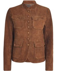 Rag & Bone - Suede Mercer Blazer - Lyst