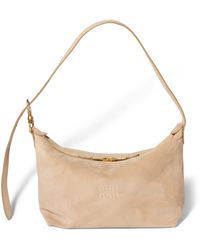 Miu Miu - Medium Suede Spirit Shoulder Bag - Lyst