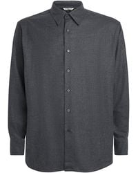 AURALEE - Wool Flannel Shirt - Lyst