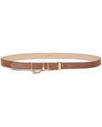 Marina Rinaldi - Suede Logo Chain Belt - Lyst