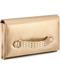 BVLGARI - Leather Cocktail Clutch Bag - Lyst