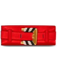 Balmain - Satin Anthem Clutch Bag - Lyst