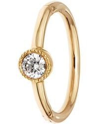 Maria Tash - Scalloped Diamond Hoop Earring - Lyst