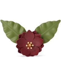 Loewe - X Paula's Ibiza Leather Flower Pistil Pin - Lyst
