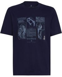 Brunello Cucinelli - Cotton Elgin Marbles T-Shirt - Lyst