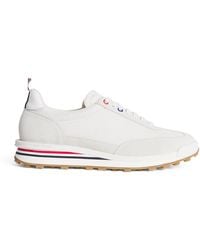 Thom Browne - Suede-Trim Technical Tricolour Sneakers - Lyst