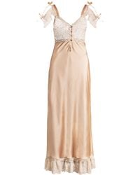 Loretta Caponi - Silk Lace Carmela Nightdress - Lyst