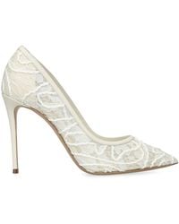 Casadei - Lace Julia Pumps 100 - Lyst
