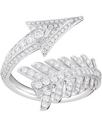 Boucheron - And Diamond Nature Triomphante Flèche Ring - Lyst
