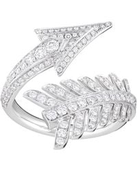 Boucheron - And Diamond Nature Triomphante Flèche Ring - Lyst