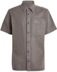 A.P.C. - Pocket-detail Short-sleeve Shirt - Lyst