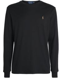 Polo Ralph Lauren - Pima Cotton Long-Sleeved T-Shirt - Lyst
