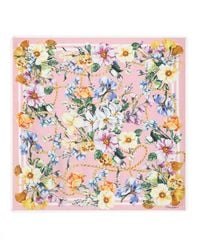 Dolce & Gabbana - Silk Floral Foulard - Lyst