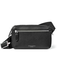 Aspinal of London - Leather Reporter Compact Belt Bag - Lyst