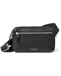 Aspinal of London - Leather Reporter Compact Belt Bag - Lyst