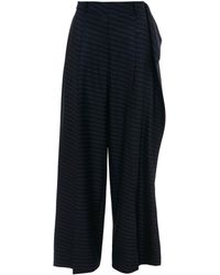 JW Anderson - Wool-blend Side-panel Trousers - Lyst