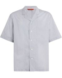 Barena - Cotton-Silk Striped Shirt - Lyst