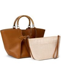 Ralph Lauren - Leather Ralph Tote Bag - Lyst