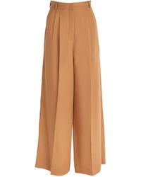 Weekend by Maxmara - Wide Tailored Trousers - Lyst