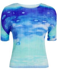 Pleats Please Issey Miyake - Sea Bubble Top - Lyst