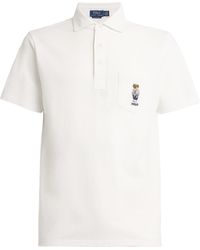 Polo Ralph Lauren - Cotton Polo Bear Pocket Polo Shirt - Lyst