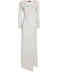 Missoni - Knitted Maxi Cover-up - Lyst