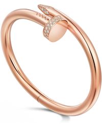 Cartier - And Diamond Juste Un Clou Bracelet - Lyst
