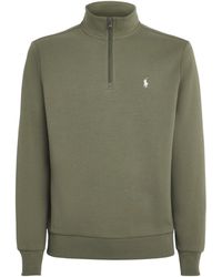 Polo Ralph Lauren - Cotton Quarter-Zip Sweatshirt - Lyst
