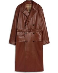 dunhill - Archive Leather Trench Coat - Lyst