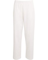 Leset - Cotton Straight Trousers - Lyst