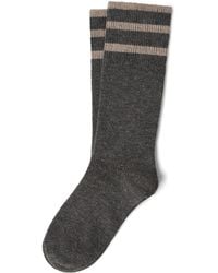 Brunello Cucinelli - Cashmere-Blend Sparkling Socks - Lyst