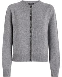 Fabiana Filippi - Virgin Wool-Silk-Cashmere Embellished Cardigan - Lyst