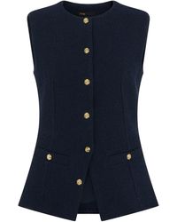 Maje - Pocket-Detail Waistcoat - Lyst