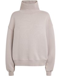 Agolde - Cotton Funnel-Neck Jenning Sweatshirt - Lyst