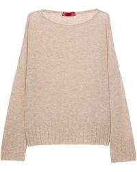 MAX&Co. - Linen Boat-Neck Sweater - Lyst