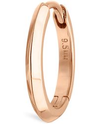 Maria Tash - Faceted Metal Vertex Single Hoop Earring - Lyst