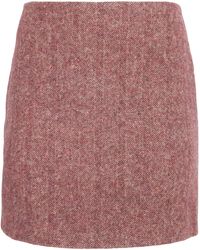 Blazé Milano - Virgin Wool Coci Mini Skirt - Lyst