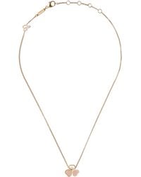 Chopard - And Diamond Happy Hearts Wings Necklace - Lyst
