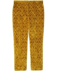 Burberry - Baroque Velvet Tailored Trousers - Lyst