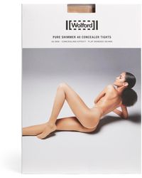 Wolford - Pure Shimmer 40 Concealer Tights - Lyst