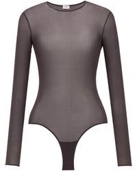 Saint Laurent - Stretch-Jersey Bodysuit - Lyst