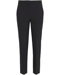 Max Mara - Gabardine Slim Trousers - Lyst