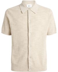 NN07 - Organic Cotton Knit Polo Shirt - Lyst