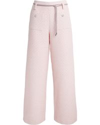 Maje - Tweed Wide-Leg Trousers - Lyst