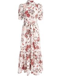 ME+EM - Floral Print Maxi Dress - Lyst